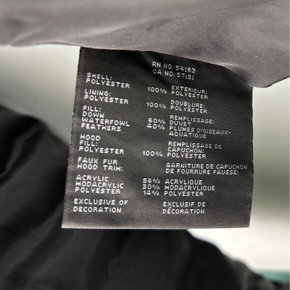 Marc New York Andrew Marc Eleanor Blue Puffer Coat Jacket Size S MISSING HOOD - Picture 5 of 16